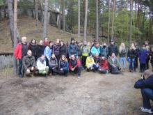 Spotkanie studentów z Polski i Niemiec na terenie Nadleśnictwa Krzystkowice