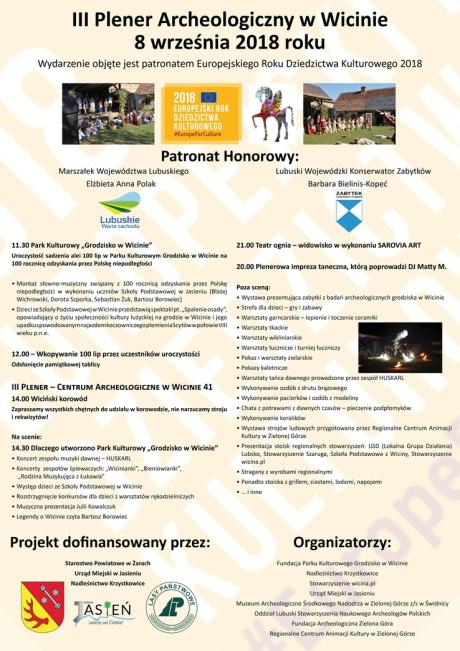 III Plener Archeologiczny w Wicinie