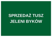 SPRZEDAŻ TUSZ JELENI BYKÓW