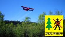 Oprysk lotniczy drzewostanów – ograniczenie populacji barczatki sosnówki
